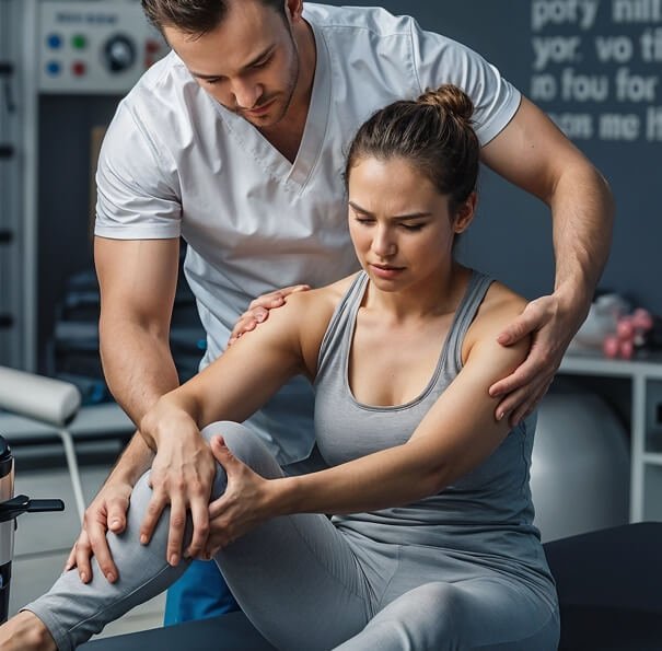 Dr. Komal Gaur providing patient care in Delhi.